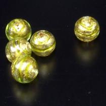 Murano Perle Goldlimette, ca. 10 mm 