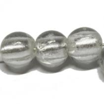 Silverfoil Kugel, rund, klar, 10 mm, 10 Stück 