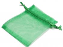 Chiffonbeutel, Organzabeutel, ca. 7 x 9 cm, 10 Stück, Farbwahl grün