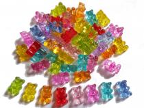 Gummibärchen Perlen 50 Stück, Farbmix 