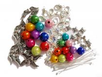 Bastel-Set für 10 Engel aus Miracle Beads 