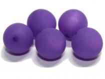 Polarisperle, rund, ca. 12 mm violett