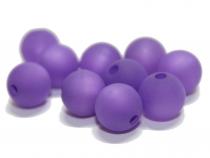 Polarisperle, rund, ca. 6 mm violett