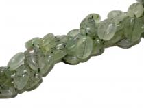 Prehnit Olive, ca. 14 x 10 mm, Strang 