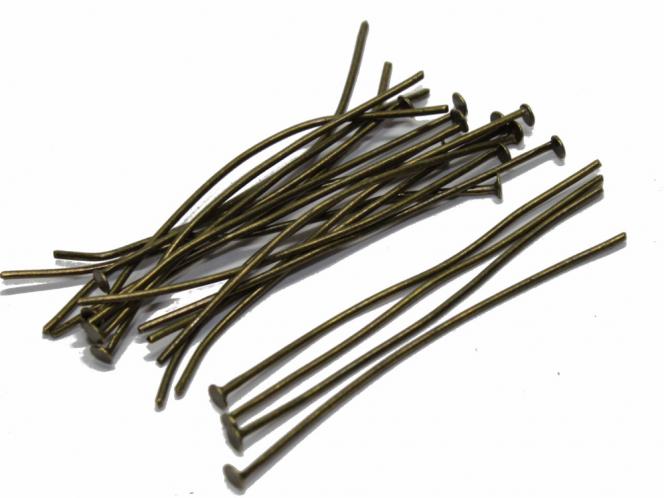 Nietstifte, bronzefarben, 45/07 mm, 100 Stück 