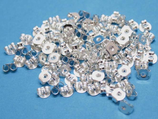 Stopper, Schmetterlingsstopper, ca. 5 x 4 mm, 100 Stück 